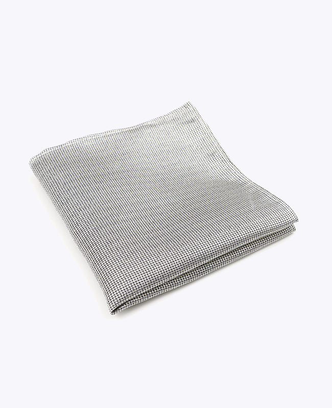 Glitzer-Einstecktuch Silber Nr. 1 aus Polyester | Léonard - Unipap's