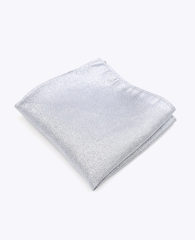 Einstecktuch Silber Glitzer Nr.2 aus Polyester | Isidore - Unipap's