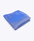 Glitzer-Einstecktuch Blau n°2 Polyester | Isidore - Unipap's