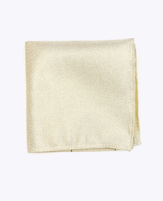 Glitzer-Einstecktuch Gold n°3 Polyester | Isidore - Unipap's