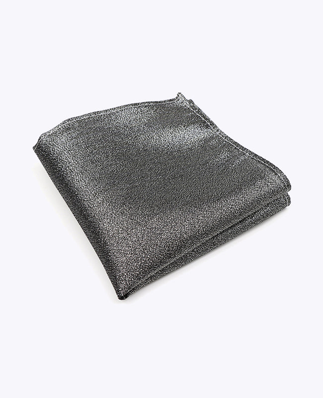 Glitzer-Einstecktuch Schwarz n°1 Polyester | Isidore - Unipap's