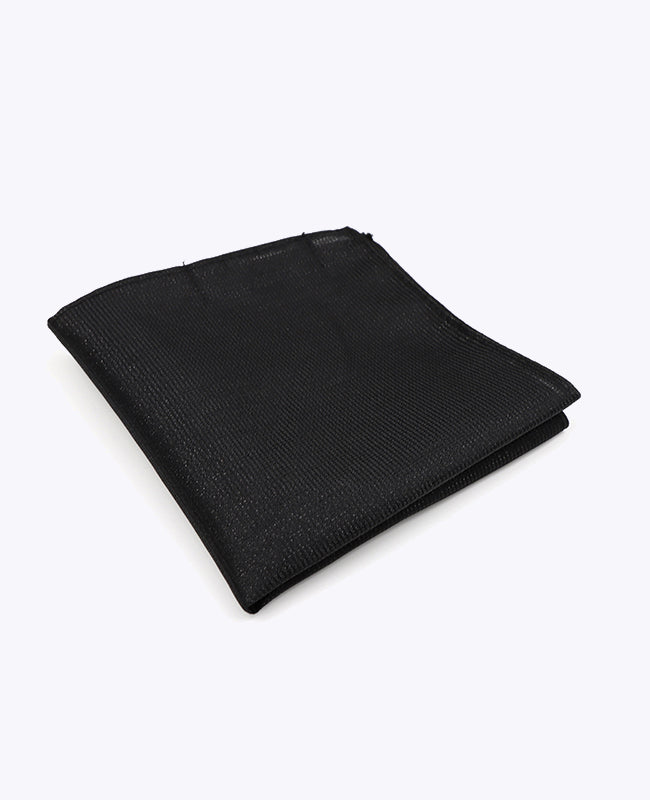 Einstecktuch mit Pailletten Schwarz n°1 aus Polyester | Léonard - Unipap's