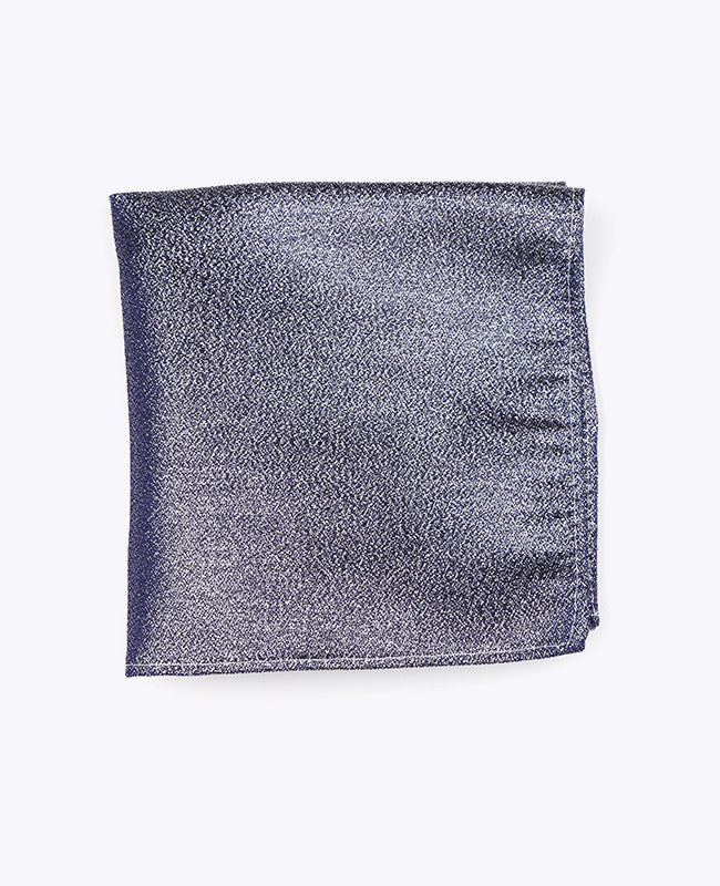 Glitzer-Einstecktuch Schwarz n°2 Polyester | Isidore - Unipap's