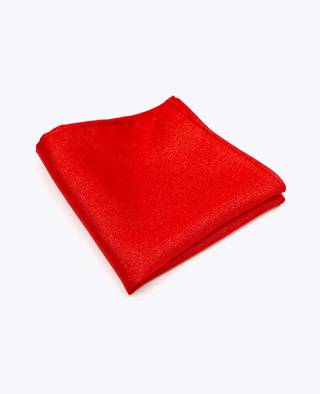 Einstecktuch mit roten Pailletten Nr. 1 aus Polyester | Armand - Unipap's