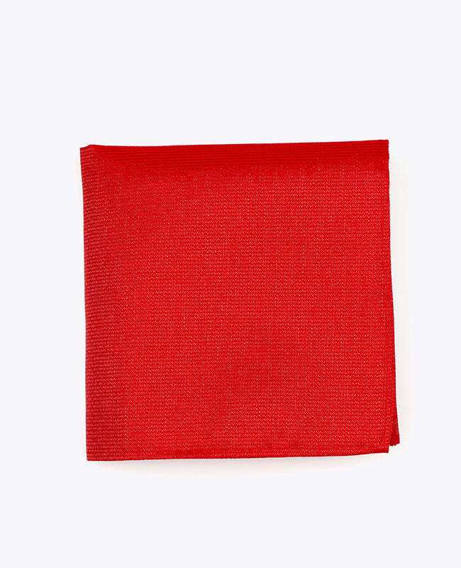 Pochette de Costume à Paillette Rouge n°1 en Polyester | Léonard - Unipap's
