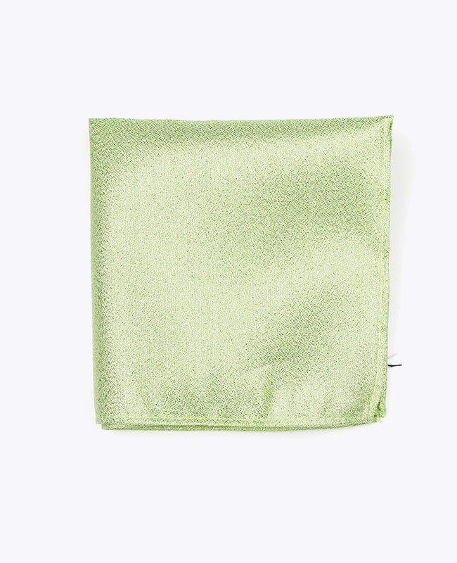 Glitzer-Einstecktuch Grün n°2 Polyester | Isidore - Unipap's