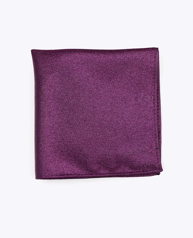 Einstecktuch mit violetten Pailletten Nr. 1 aus Polyester | Armand - Unipap's