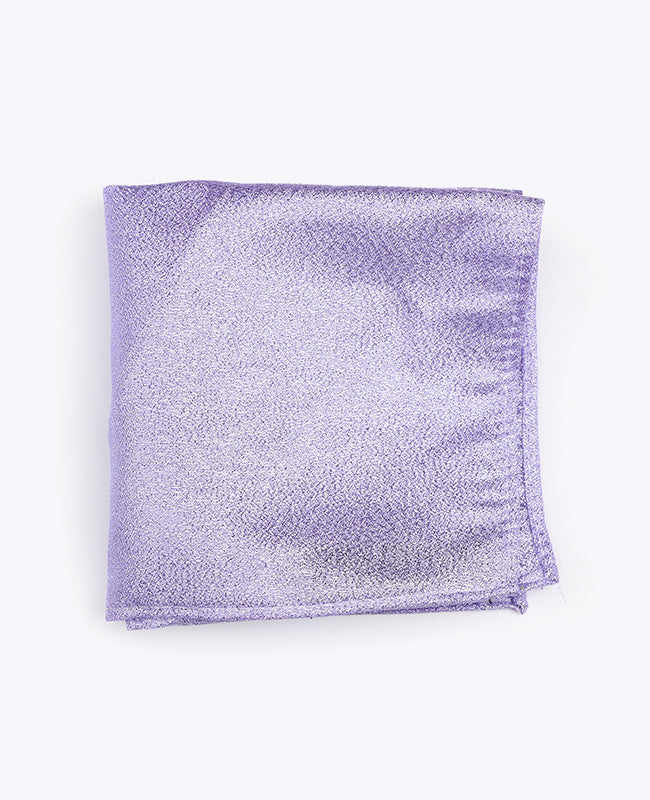 Einstecktuch Violett Glitzer Nr.1 aus Polyester | Isidore - Unipap's