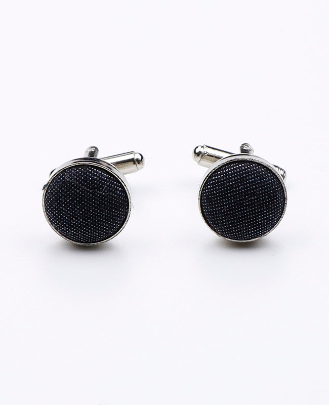 Boutons de Manchette Noir en Coton | Edgard - Unipap's