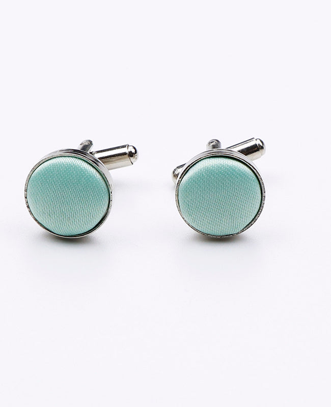Boutons de Manchette Vert n°2 en Polyester | Anatole - Unipap's