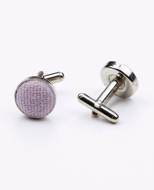 Boutons de Manchette Violet n°1 en Effet Velours | Simon - Unipap's
