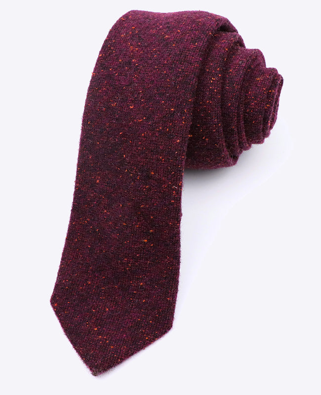 Cravate Rouge n°2 Homme en Laine | Claude - Unipap's