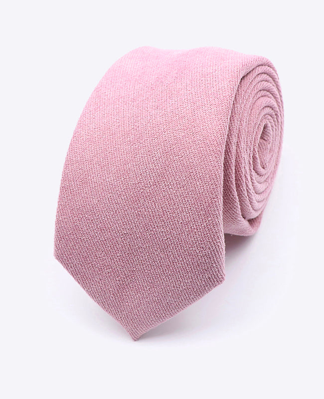Cravate Rose n°3 Homme en Effet Velours | Simon - Unipap's