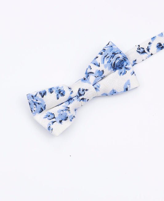 Noeud Papillon Liberty Blanc n°10 Enfant en Coton | Charles - Unipap's