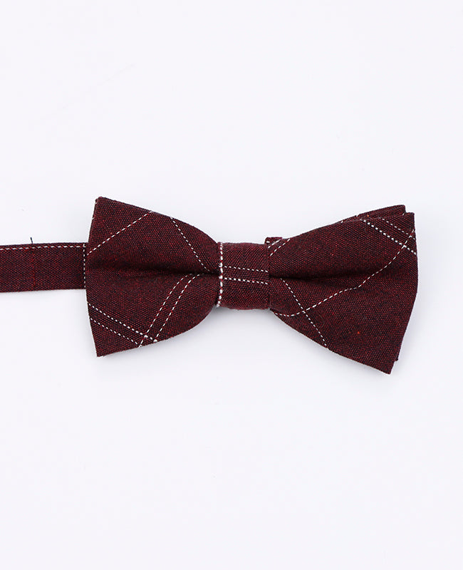 Noeud Papillon Tartan Rouge Enfant en Coton | Marcel - Unipap's