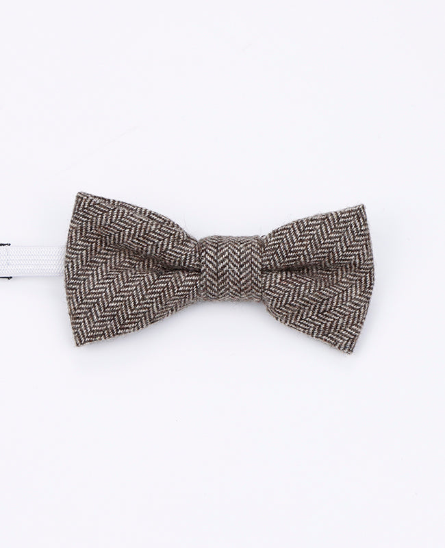 Noeud Papillon Gris n°3 Enfant en Laine | Claude - Unipap's