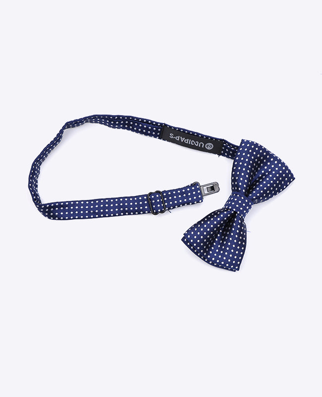 Noeud Papillon Bleu n°1 à Pois Enfant en Polyester | Louis - Unipap's