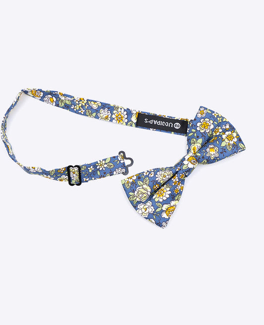 Noeud Papillon Liberty Bleu n°1 Homme en Coton | Gaspard - Unipap's