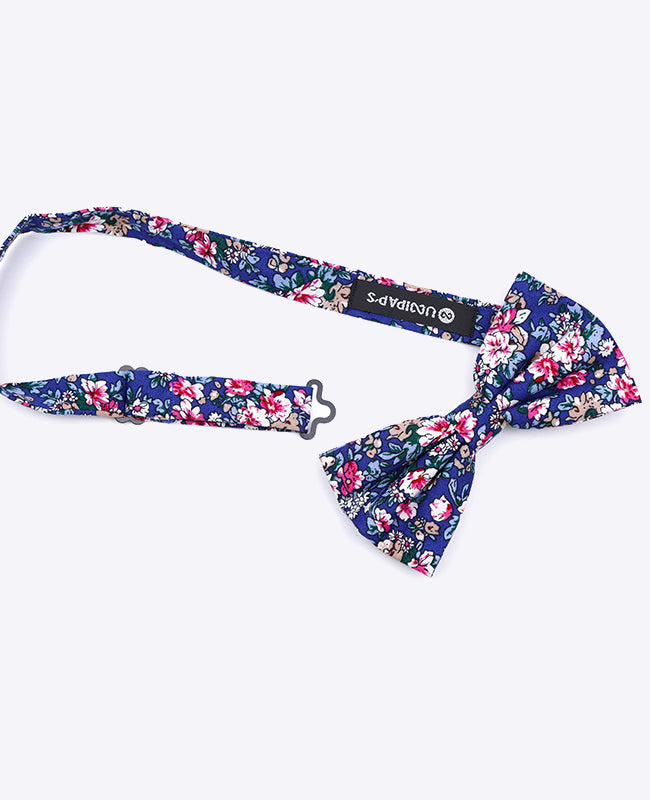 Noeud Papillon Liberty Bleu n°10 Homme en Coton | Gaspard - Unipap's