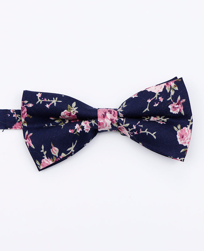 Noeud Papillon Liberty Bleu n°4 Homme en Coton | Charles - Unipap's