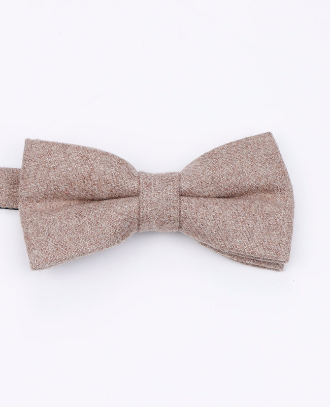 Noeud Papillon Beige n°1 Homme en Laine | Claude - Unipap's