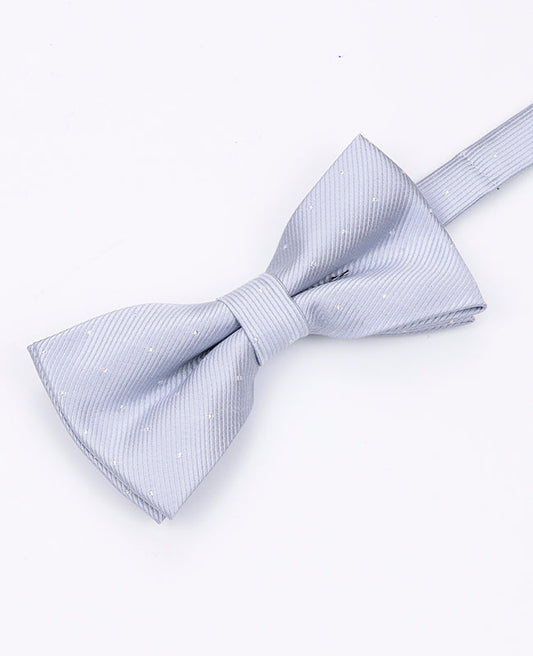 Noeud Papillon Gris n°2 à Pois Homme en Polyester | Georges - Unipap's