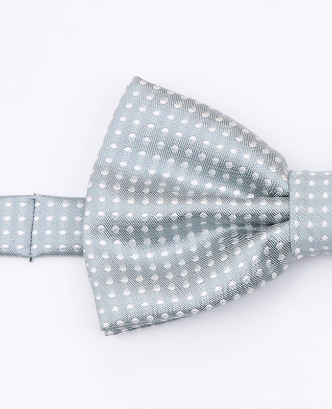 Noeud Papillon Gris à Pois Homme en Polyester | Louis - Unipap's