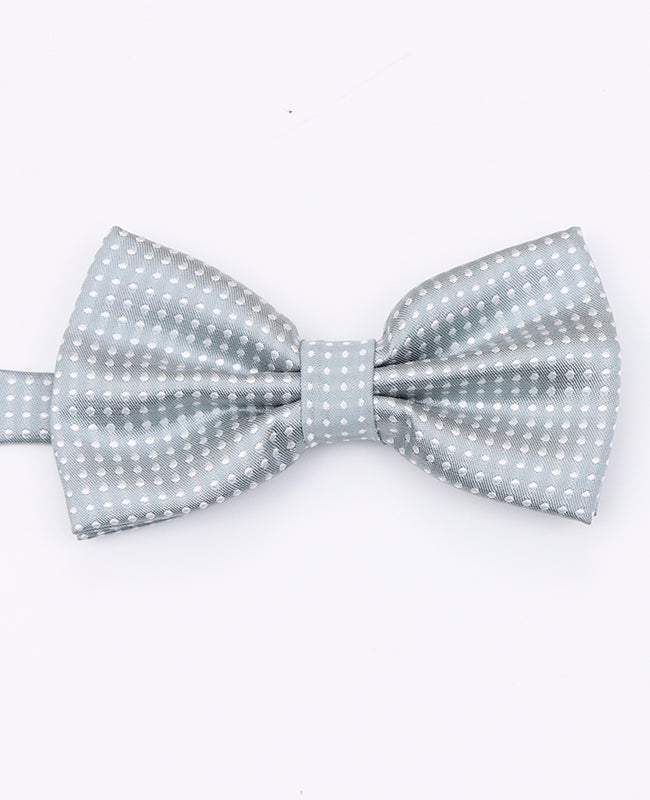 Noeud Papillon Gris à Pois Homme en Polyester | Louis - Unipap's