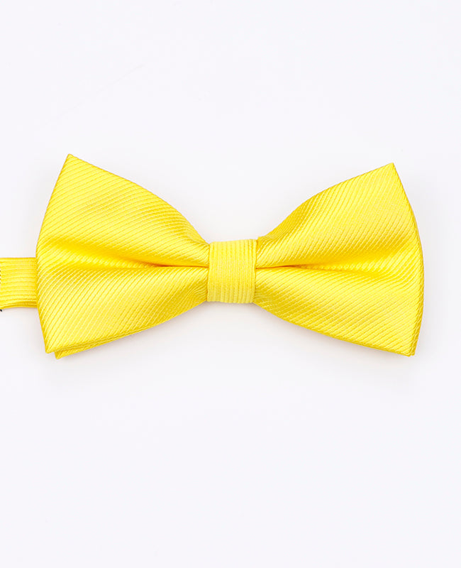 Noeud Papillon Jaune n°1 Homme en Polyester | Lucien - Unipap's