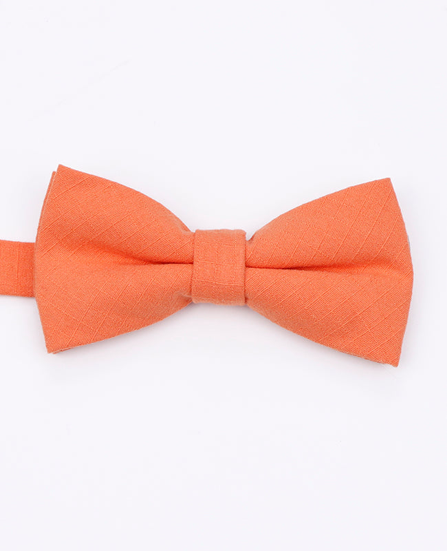 Noeud Papillon Orange n°3 Homme en Coton | Oscar - Unipap's