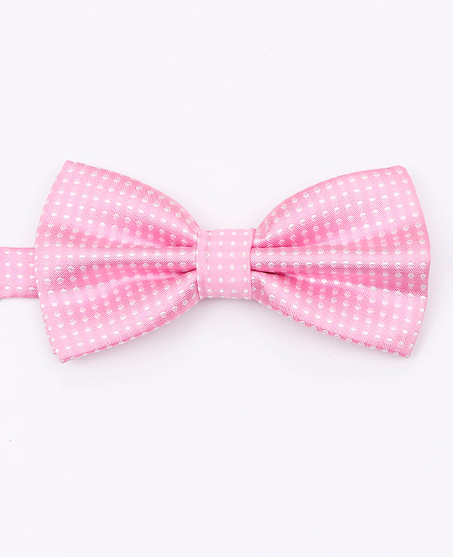 Noeud Papillon Rose n°1 à Pois Homme en Polyester | Louis - Unipap's