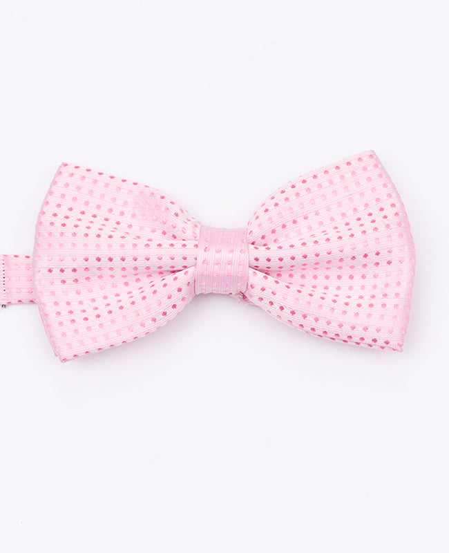 Noeud Papillon Rose n°3 à Pois Homme en Polyester | Louis - Unipap's