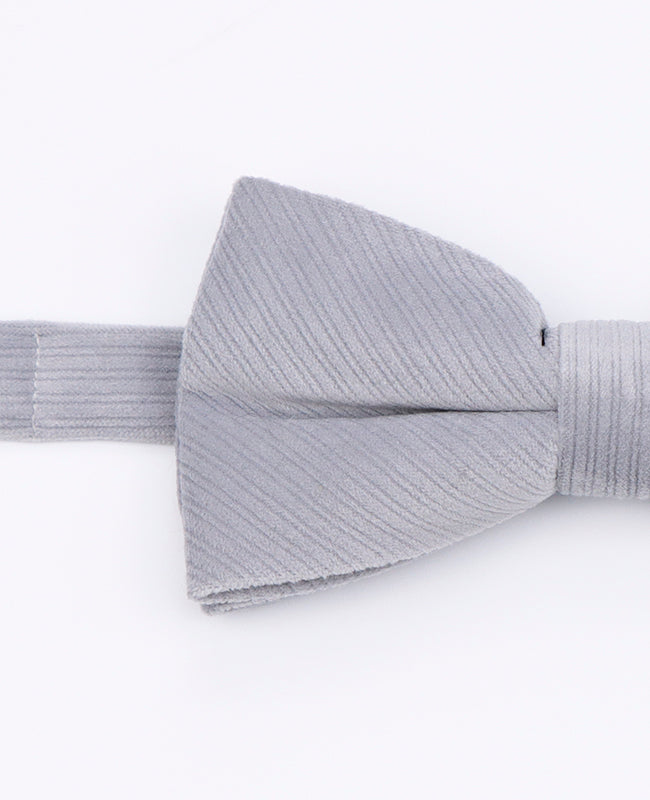 Noeud Papillon Gris Homme en Velours | Marius - Unipap's
