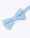 Fliege Blau n°2 Herren in Samt-Optik | Simon - Unipap's