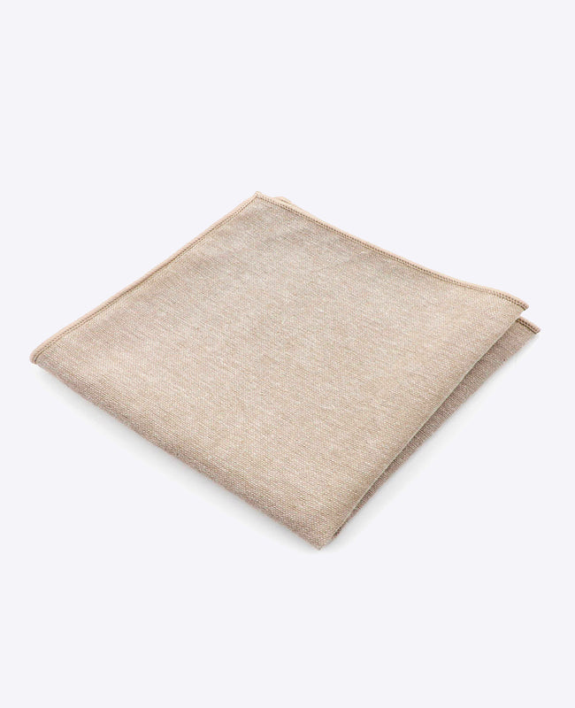 Pochette de Costume Beige en Coton | Edgard - Unipap's
