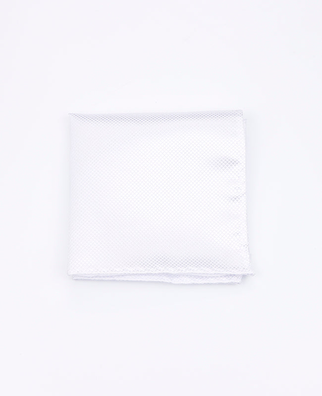 Pochette de Costume Blanc en Polyester | Martin - Unipap's